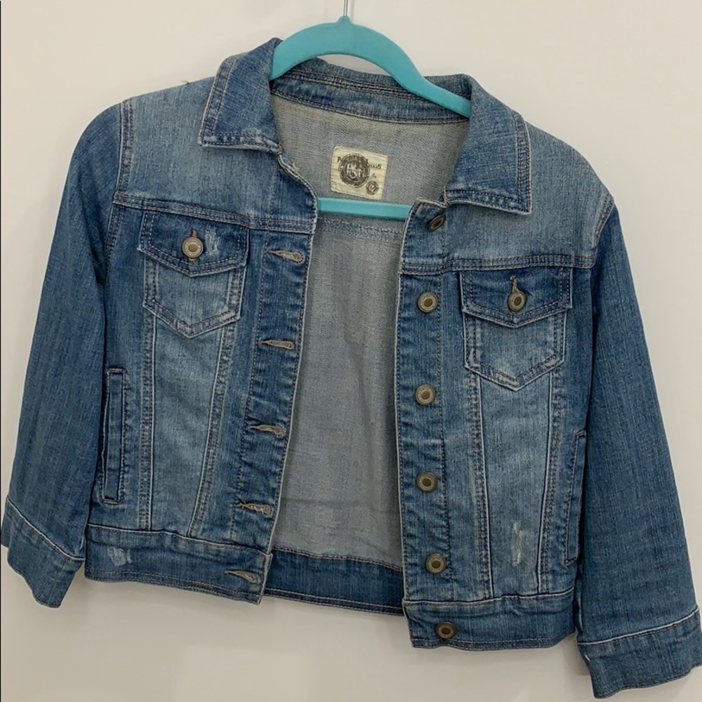 Slightly worn jean jacket